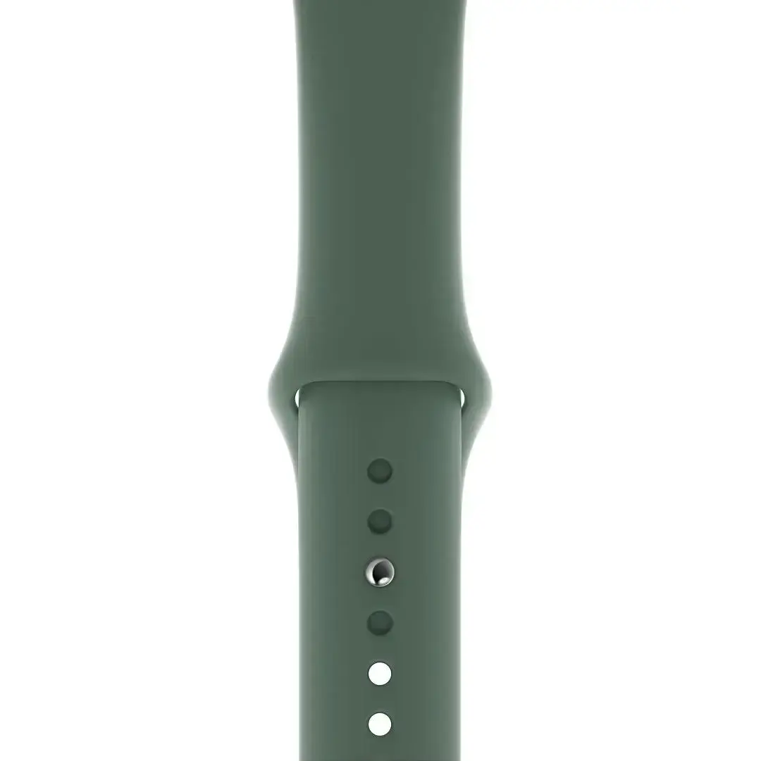 Apple Watch Series 5 GPS 44mm Space Gray Aluminum Case with Pine Green Sport Band (MWT52)